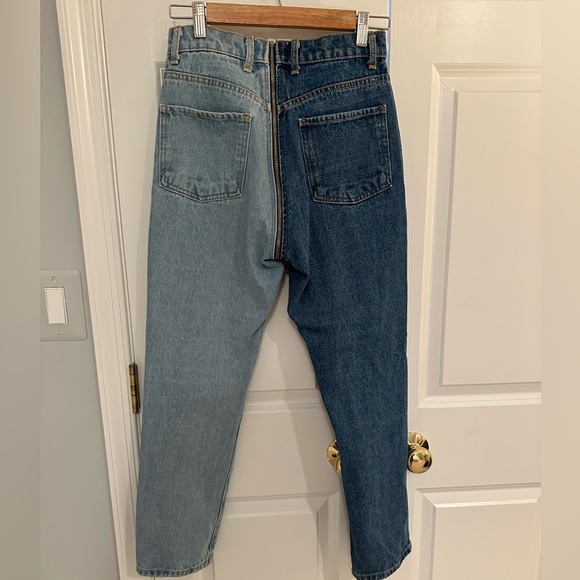 Custom color Revice denim color block jean - Picture 4 of 4